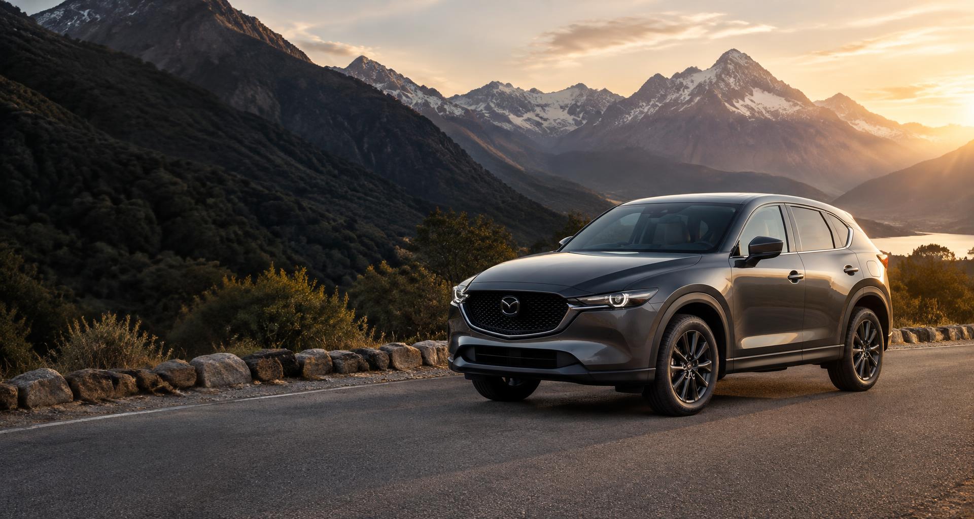 Mazda CX-5 frente a montañas chilenas, imagen ilustrativa